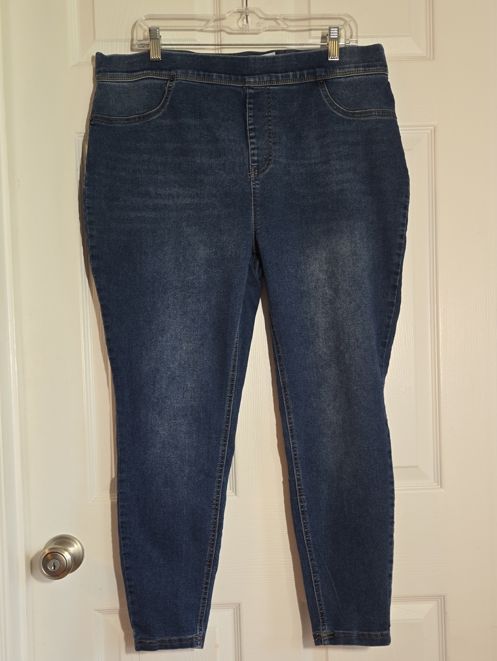 Terra & Sky Dark Blue Stretch Jeggings